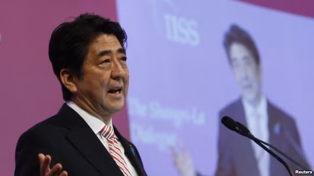 Tại Đối thoại Shangri-La 2014, Thủ tướng Nhật Bản Shinzo Abe tuyên bố Nhật Bản sẽ phát huy vai trò lớn hơn trong khu vực Tại Đối thoại Shangri-La 2014, Thủ tướng Nhật Bản Shinzo Abe tuyên bố Nhật Bản sẽ phát huy vai trò lớn hơn trong khu vực