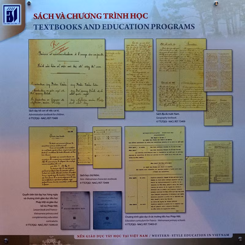 Sách cải cách theo chương trình của Pháp. (Ảnh: Vietnamnet.vn)