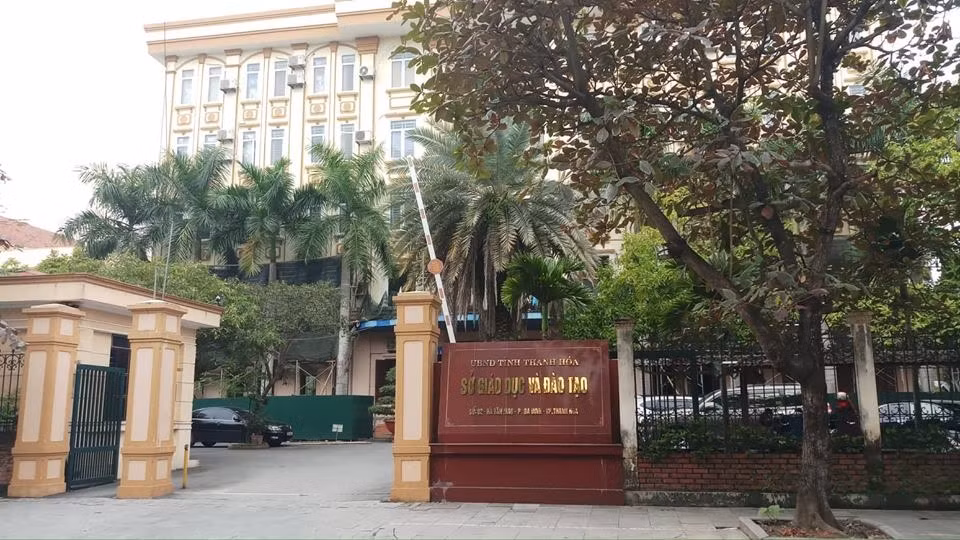 Sở Giáo dục và Đào tạo Thanh Hóa có ưu tiên cô Hoàng Thị Hồng đúng quy định? (Ảnh Sở giáo dục tỉnh Thanh Hóa)
