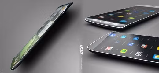1. Acer Phone Một ý tưởng đến từ Đài Loan do tác giả Dan Hsus thực hiện. Không chỉ nổi bật vẻ ngoài bóng bẩy, Acer Phone còn giới thiệu với hai đoạn uốn cong đẹp mắt tại phía đỉnh và đuôi máy. Chú dế cài sẵn hệ điều hành Android 4.0, trong khi những phím chức năng được tích hợp vào phần cong phía dưới. 1. Acer Phone Một ý tưởng đến từ Đài Loan do tác giả Dan Hsus thực hiện. Không chỉ nổi bật vẻ ngoài bóng bẩy, Acer Phone còn giới thiệu với hai đoạn uốn cong đẹp mắt tại phía đỉnh và đuôi máy. Chú dế cài sẵn hệ điều hành Android 4.0, trong khi những phím chức năng được tích hợp vào phần cong phía dưới.