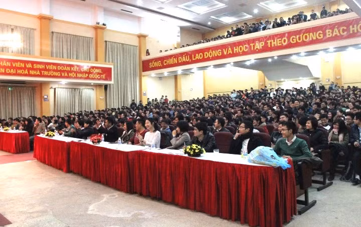 Hơn 1.200 sinh viên tham gia ngày hội khởi nghiệp. Ảnh BTC Hơn 1.200 sinh viên tham gia ngày hội khởi nghiệp. Ảnh BTC