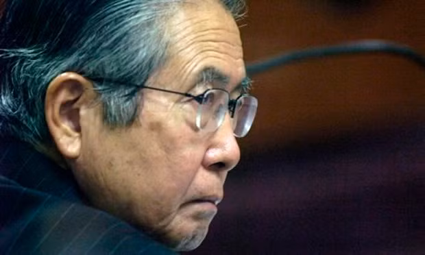 Cựu Tổng thống Peru Alberto Fujimori, ảnh: Karel Navarro/AP.