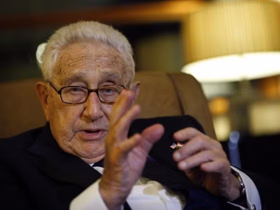 Cựu Ngoại trưởng Hoa Kỳ Henry Kissinger. Ảnh: AP/Today Online. Cựu Ngoại trưởng Hoa Kỳ Henry Kissinger. Ảnh: AP/Today Online.
