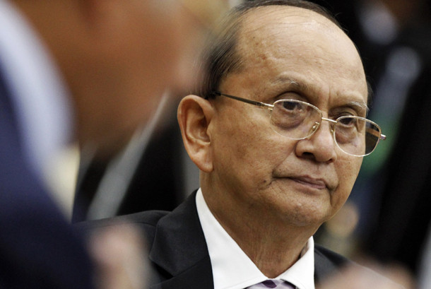Tổng thống Myanmar Thein Sein. Tổng thống Myanmar Thein Sein.