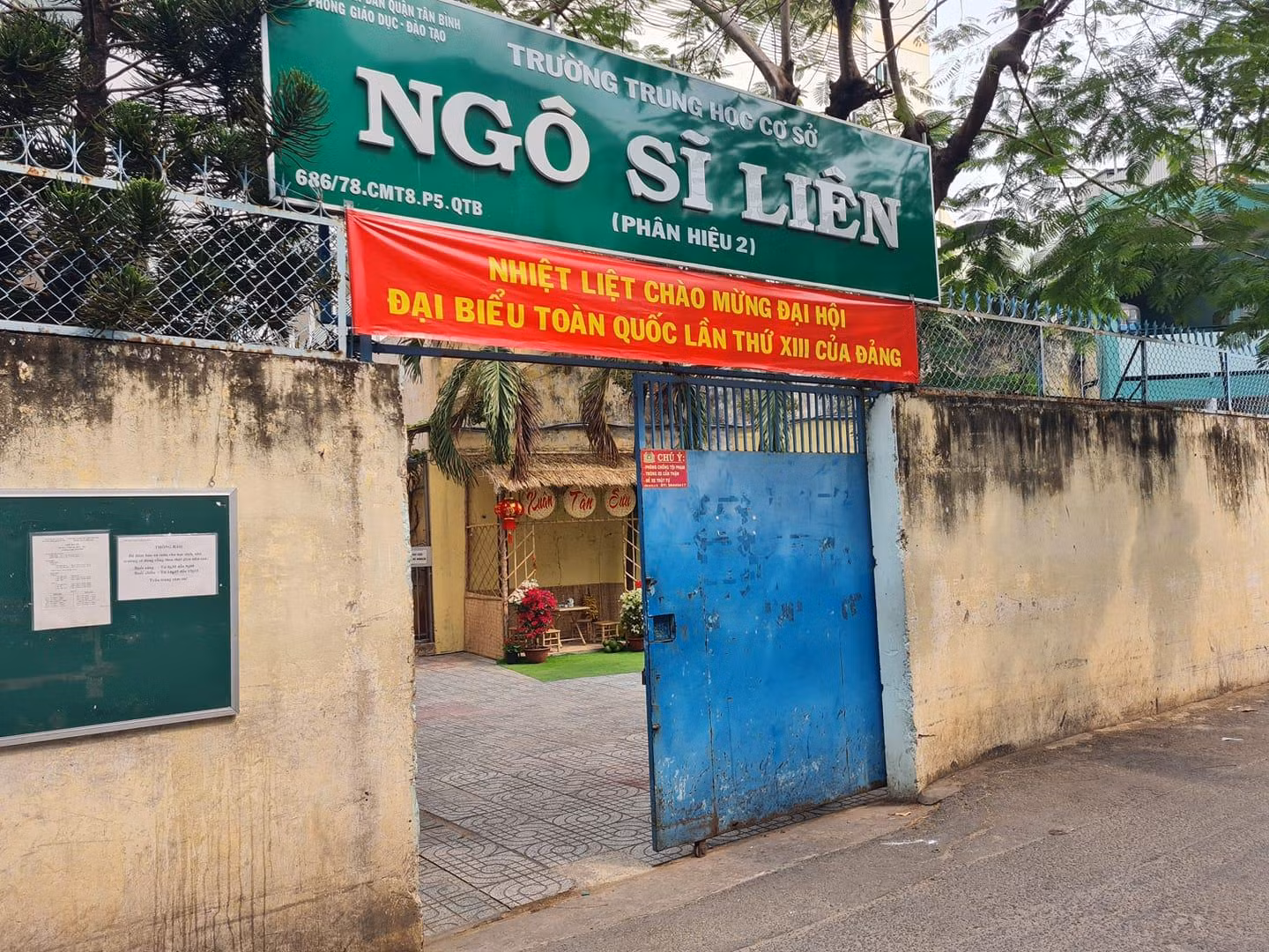 Trường trung học cơ sở Ngô Sĩ Liên, quận Tân Bình, Thành phố Hồ Chí Minh (ảnh minh họa: P.L)