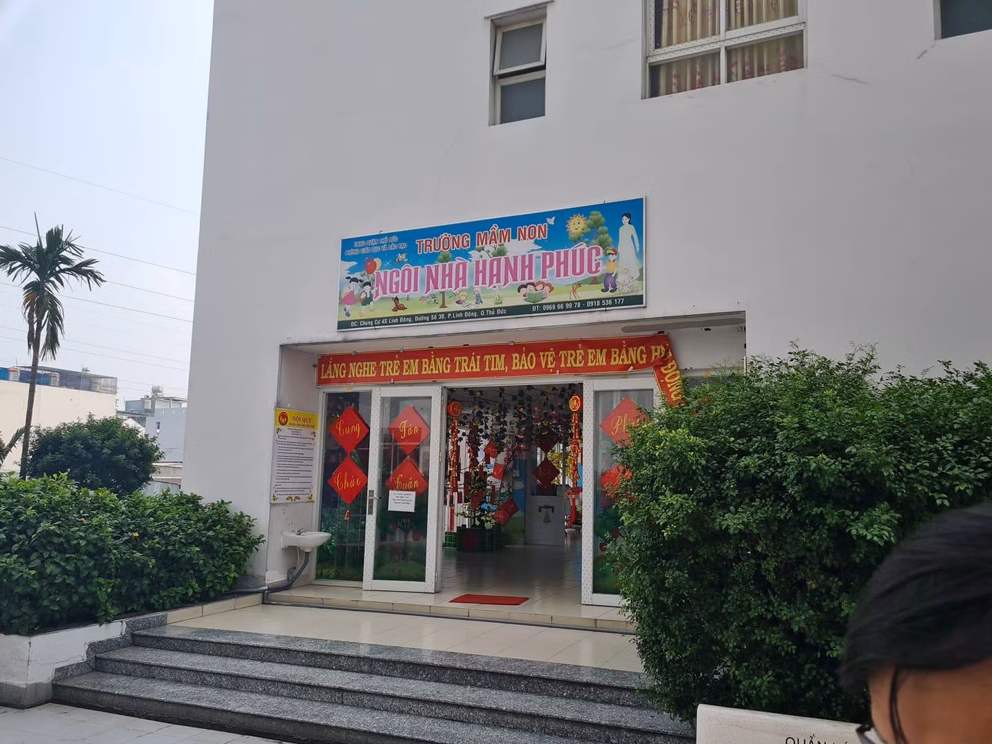 Trường mầm non Ngôi Nhà Hạnh Phúc, thành phố Thủ Đức (Ảnh minh họa: P.L)