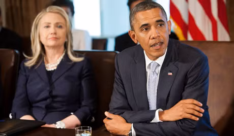 Ngoại trưởng sắp từ nhiệm Hillary Clinton và Tổng thống Obama tham gia buổi giao lưu Ngoại trưởng sắp từ nhiệm Hillary Clinton và Tổng thống Obama tham gia buổi giao lưu