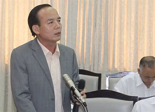 Ông Đinh Mạnh Toàn đang phát biểu tại hội thảo chiều 11/3 (Ảnh: thanhnien.com.vn)