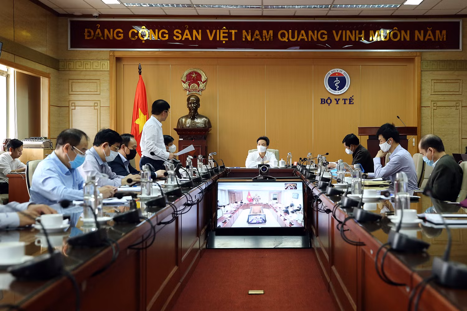 Quang cảnh cuộc họp. Ảnh: VGP