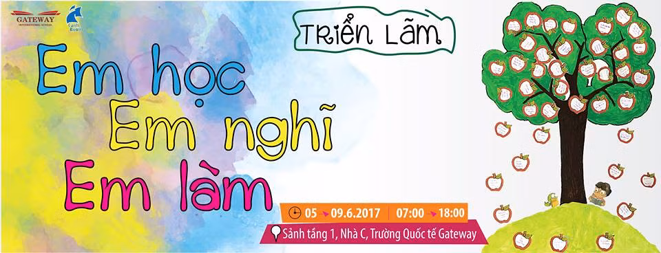 Triển lãm của học sinh Cánh Buồm. (Ảnh do tác giả cung cấp) Triển lãm của học sinh Cánh Buồm. (Ảnh do tác giả cung cấp)