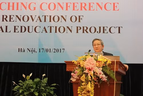 GS.Nguyễn Minh Thuyết - Tổng chủ biên Chương trình giáo dục phổ thông mới. (Ảnh: Trần Vương)