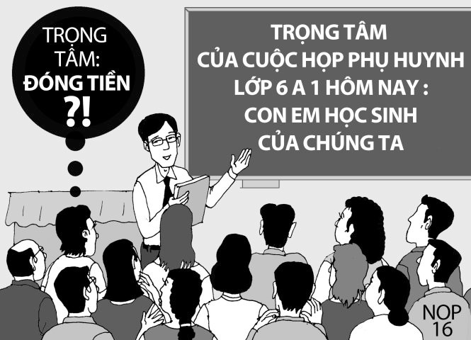 Phụ huynh dám lên tiếng bày tỏ ý kiến trái chiều trong buổi họp phụ huynh thì con em mình lại gặp nhiều phiền phức. (Ảnh mang tính minh họa, nguồn: Tuoitre.vn)