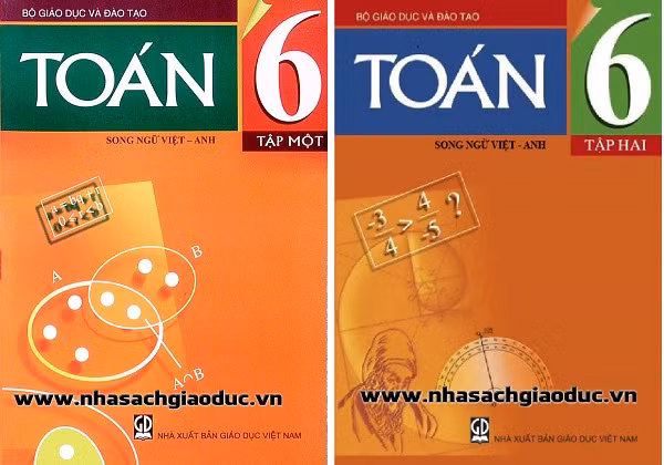 Sách giáo khoa Toán lớp 6.