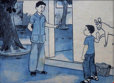 Tranh minh họa trong bài ập đọc "Đẹp mà không đẹp". (Ảnh đăng trên plo.vn)