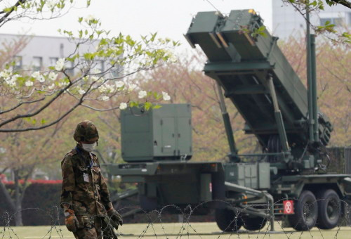Nhật Bản triển khai hệ thống tên lửa phòng không Patriot-3 sẵn sàng đánh chặn tên lửa từ CHDCND Triều Tiên (ảnh tư liệu)