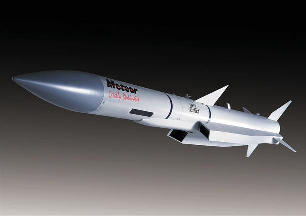 Tên lửa không đối không Meteor (ảnh minh họa) Tên lửa không đối không Meteor (ảnh minh họa)