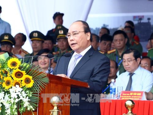 Thủ tướng Nguyễn Xuân Phúc phát biểu. Ảnh: Thống Nhất/TTXVN