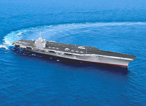 Mỹ có công nghệ tàu sân bay hoàn thiện. Họ đang chế tạo tàu sân bay lớp Ford mới hiện đại hơn lớp Nimitz