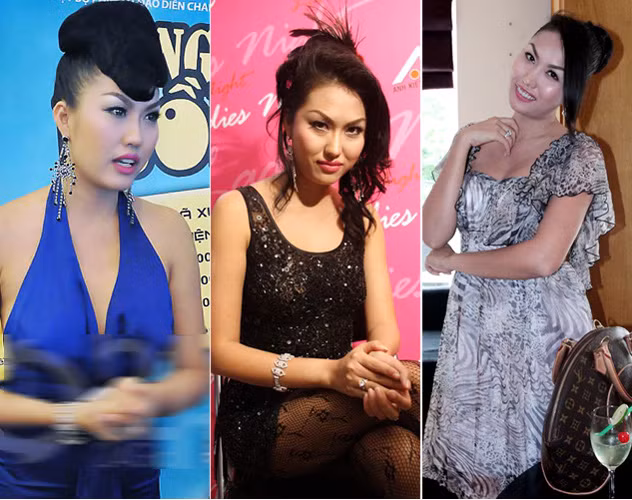 Những kiểu tóc nửa quý tộc, nửa ... "bà tám" của Phi Thanh Vân không những không giúp cô đẹp hơn, mà còn khiến cho hình nửa "nửa mùa" in đậm trong tâm trí công chúng. (Ảnh: ione) Xem thêm: Điểm danh những chiếc "cằm mới" của Sao Việt.