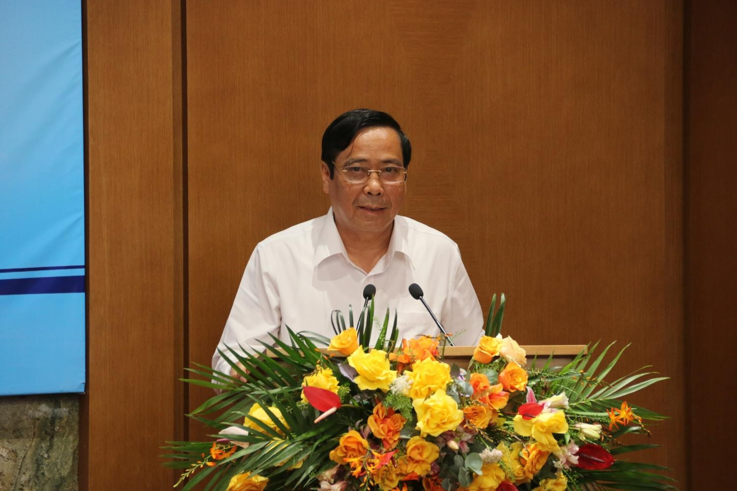 Chủ tịch Hội Người cao tuổi Việt Nam Nguyễn Thanh Bình phát biểu tại buổi lễ. Ảnh: PVN Chủ tịch Hội Người cao tuổi Việt Nam Nguyễn Thanh Bình phát biểu tại buổi lễ. Ảnh: PVN