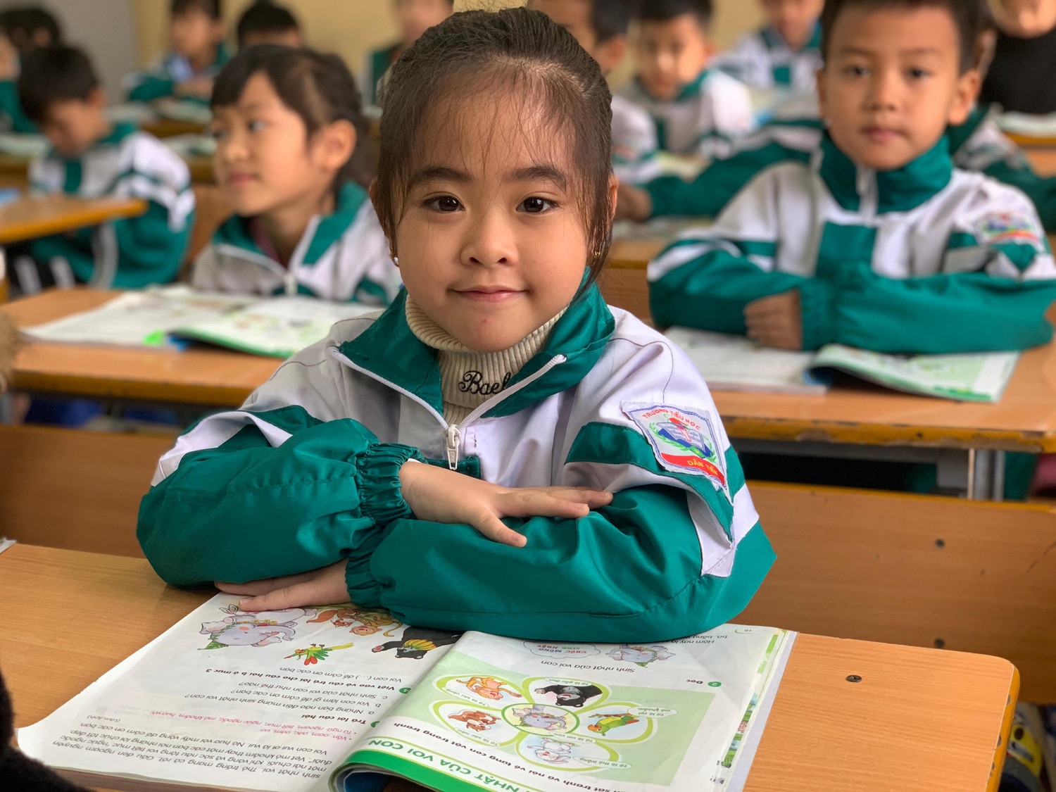 Giáo viên đánh giá, sau một học kỳ thực hiện chương trình giáo dục phổ thông mới, học sinh tự tin, mạnh dạn hơn hẳn (ảnh: Thùy Linh)