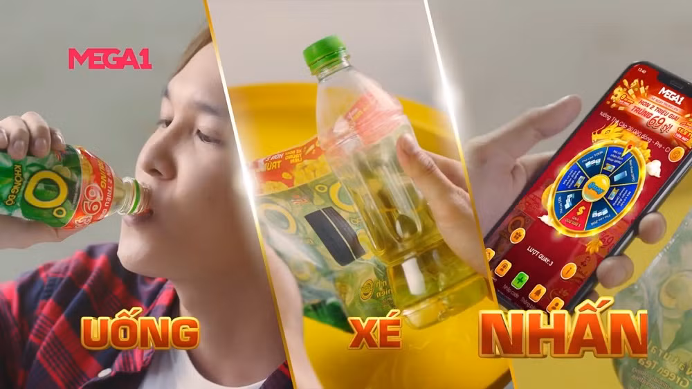 Chỉ cần thao tác uống, xé, nhấn là đã gần như trúng thưởng. Chỉ cần thao tác uống, xé, nhấn là đã gần như trúng thưởng.