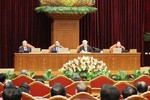 Tổng Bí thư, Chủ tịch nước Nguyễn Phú Trọng phát biểu khai mạc hội nghị. (Ảnh: Trí Dũng/TTXVN)