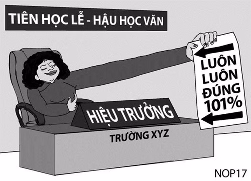 Nếu giáo viên cứ nhất nhất nghe theo hiệu trưởng thì sẽ có những trường hợp hiệu trưởng độc đoán, chuyên quyền. (Ảnh minh hoạ: NOP17) Nếu giáo viên cứ nhất nhất nghe theo hiệu trưởng thì sẽ có những trường hợp hiệu trưởng độc đoán, chuyên quyền. (Ảnh minh hoạ: NOP17)
