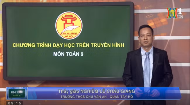Dạy học qua truyền hình nên thống nhất cả nước