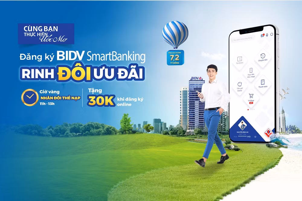 Chương trình khuyến mại dành cho khách hàng mới đăng ký BIDV SmartBanking bắt đầu từ 5/5 đến hết ngày 1/10/2020 Chương trình khuyến mại dành cho khách hàng mới đăng ký BIDV SmartBanking bắt đầu từ 5/5 đến hết ngày 1/10/2020