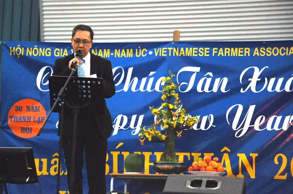Ông Lê Quang Tín chủ tịch cộng đồng người Việt tại Nam Úc, Úc
