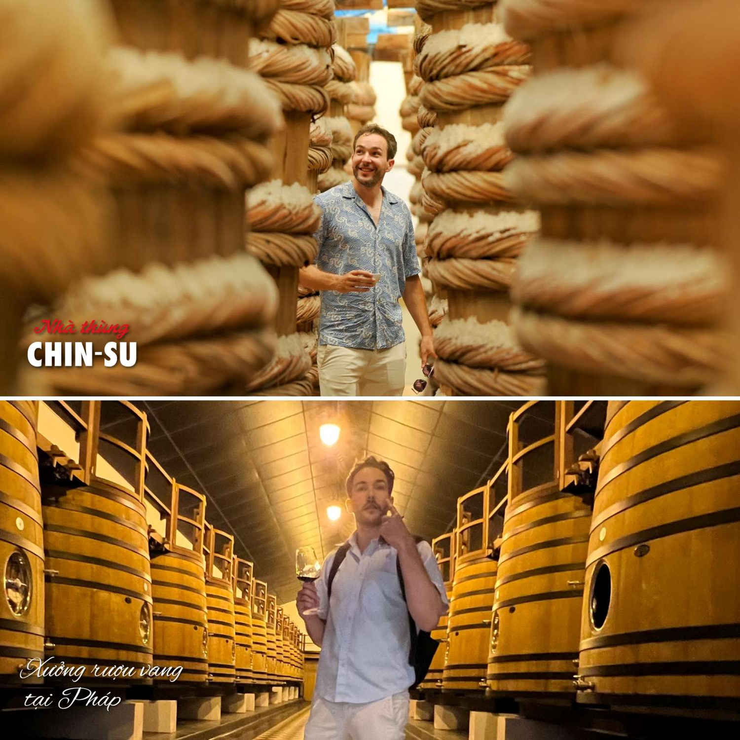 Nhà thùng nước mắm CHIN-SU Phú Quốc làm Will liên tưởng tới xưởng ủ rượu vang ở Pháp