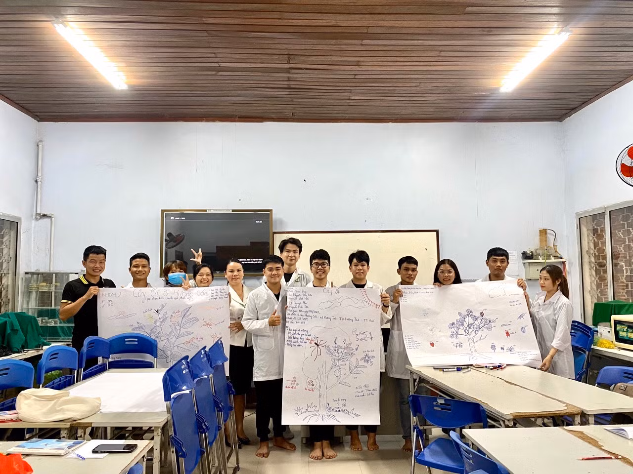 Số lượng sinh viên theo học Ngành Bảo vệ thực vật tương đối thấp. (Ảnh: Nhân vật cung cấp)