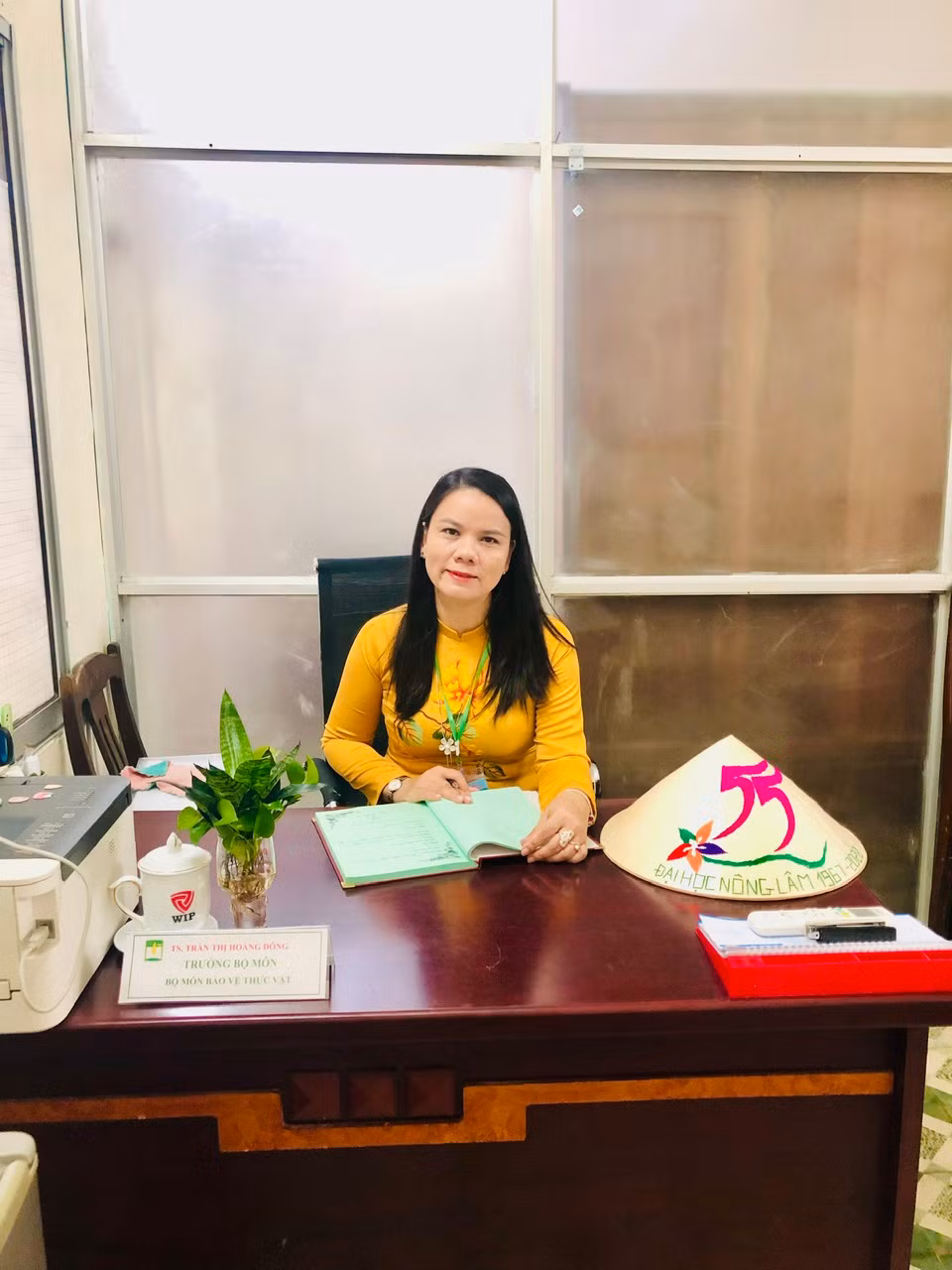 Tiến sĩ Trần Thị Hoàng Đông, Trưởng bộ môn Bảo vệ thực vật, khoa Nông học, Trường Đại học Nông Lâm, Đại học Huế, (Ảnh: Nhân vật cung cấp)