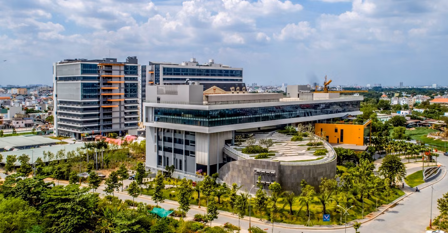 Toàn cảnh cơ sở 3 Trường Đại học Văn Lang.