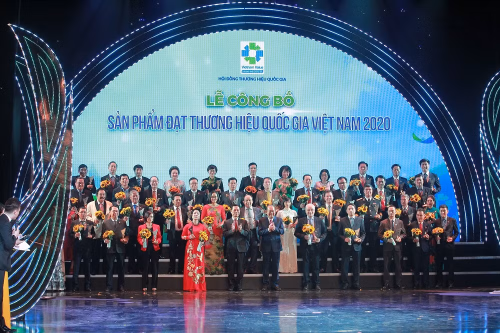 Kỳ bình xét năm 2020 có 124 doanh nghiệp với 283 sản phẩm được công nhận đạt Thương hiệu Quốc gia.
