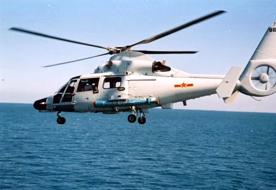 Máy bay trực thăng chống tàu ngầm Z-9 của Trung Quốc. Máy bay trực thăng chống tàu ngầm Z-9 của Trung Quốc.