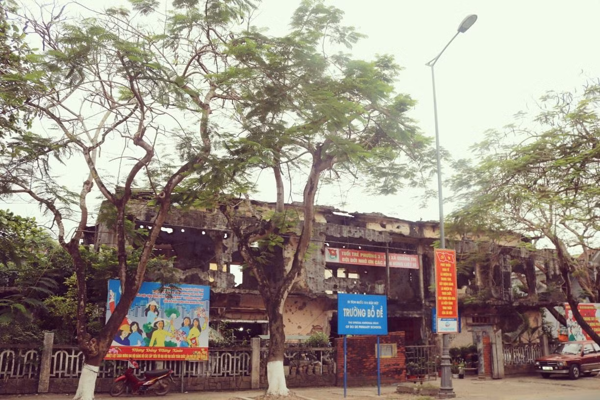 Trường Bồ Đề - Dấu Ấn Lịch Sử 1972. Ảnh: Quangtri.gov.vn