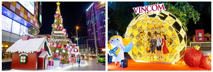 Ánh sáng rực rỡ của Giáng Sinh đã bao trùm hệ thống Vincom toàn quốc. Ánh sáng rực rỡ của Giáng Sinh đã bao trùm hệ thống Vincom toàn quốc.