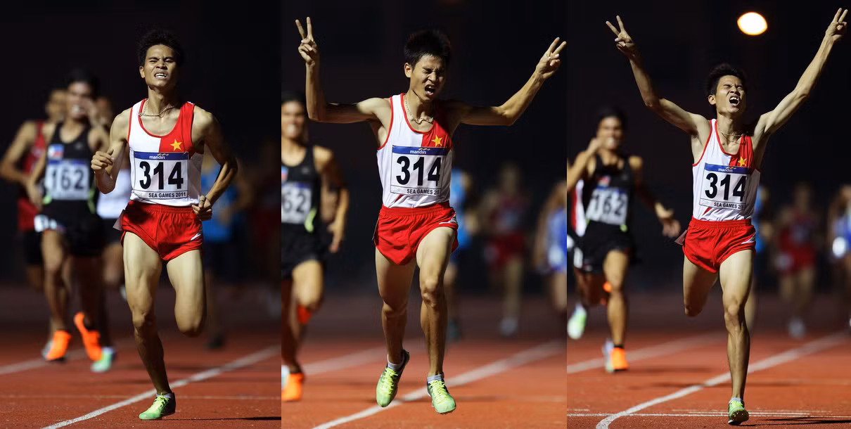 Dương Văn Thái giành HCV 800m nam. Dương Văn Thái giành HCV 800m nam.