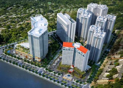 Phối cảnh dự án phức hợp Hoang Anh Gia Lai Myanmar Centre tại Yangon, Myanmar với 3 mặt tiền, một mặt nhìn ra bờ hồ. Phối cảnh dự án phức hợp Hoang Anh Gia Lai Myanmar Centre tại Yangon, Myanmar với 3 mặt tiền, một mặt nhìn ra bờ hồ.