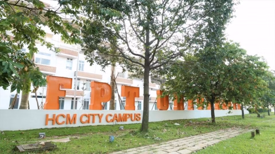 Trường Đại học FPT phân hiệu tại Thành phố Hồ Chí Minh (ảnh website trường)