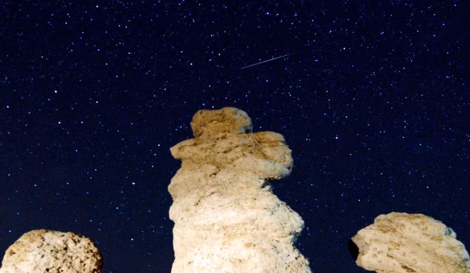 Mưa sao băng Perseid ở Macedonia.