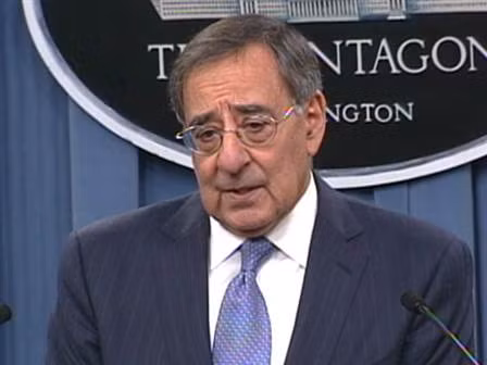 Bộ trưởng Quốc phòng Mỹ Leon Panetta. Ảnh MSNBC