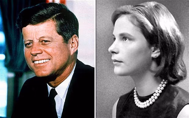 John F Kennedy và Mimi Alford khi còn trẻ