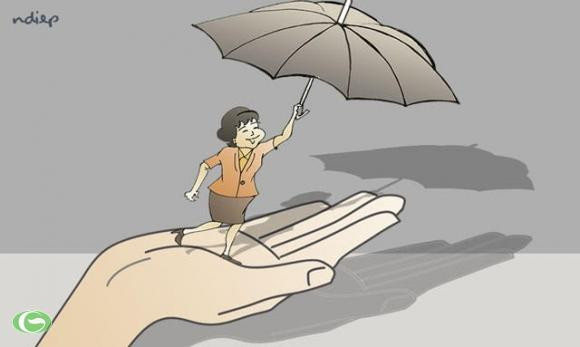 "Nâng đỡ không trong sáng" (Ảnh minh họa: ndiep).