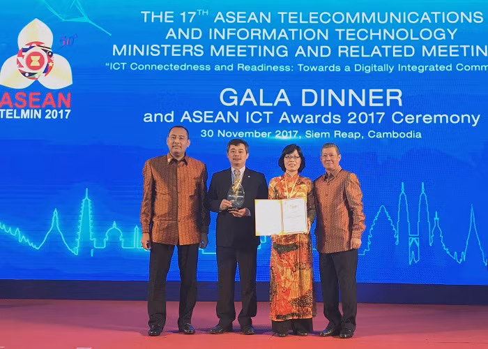 BIDV Payment đạt giải Bạc tại ASEAN ICT Awards 2017.
