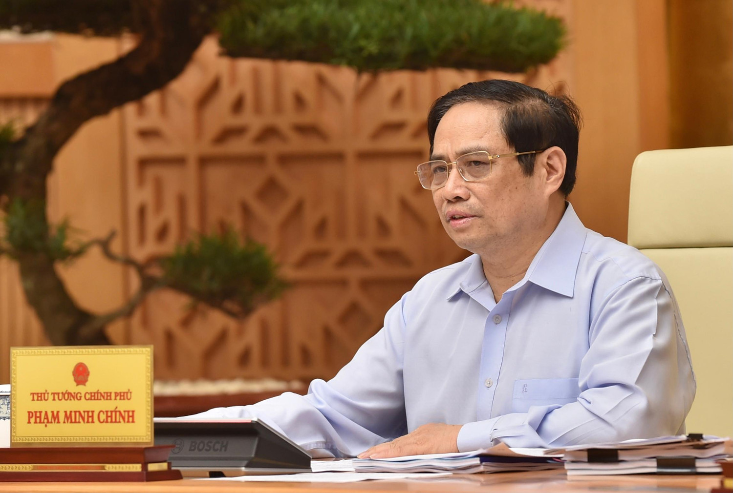 Thủ tướng Phạm Minh Chính làm Chủ tịch Ủy ban Quốc gia về chuyển đổi số. Ảnh: VGP Thủ tướng Phạm Minh Chính làm Chủ tịch Ủy ban Quốc gia về chuyển đổi số. Ảnh: VGP