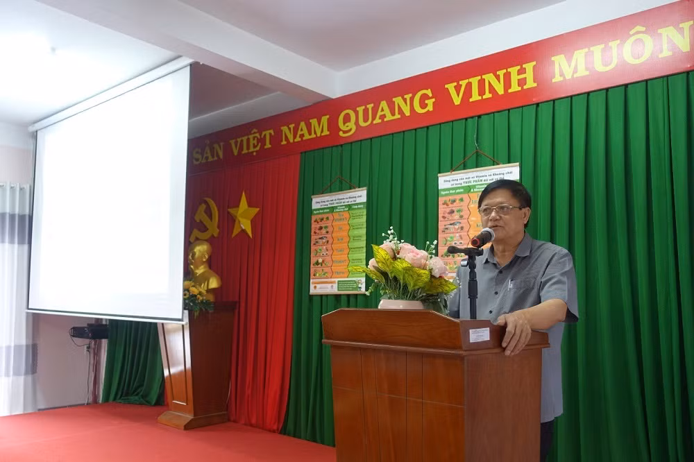 Ông Nguyễn Văn Toàn – Giám đốc Sở Giáo dục và Đào tạo tỉnh Đắk Nông chia sẻ kế hoạch áp dụng Dự án tại địa phương.