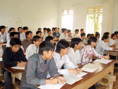 Lớp học theo giới tính.